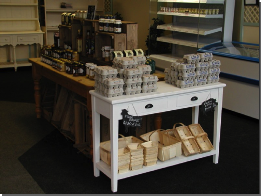 Punnets in Jackson’s Butchers, Long Sutton

